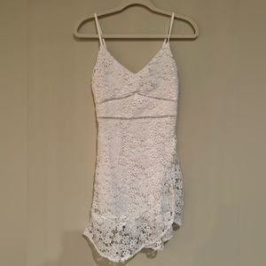 XS White Abercrombie lace dress